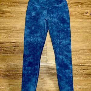 ALO | ALO Blue Tie-Dye Leggings